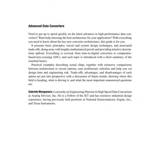 Advanced Data Converters