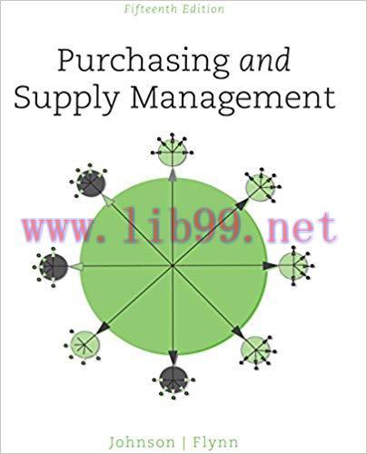 (PDF)Purchasing and Supply Management 15th Edition by P. Fraser Johnson