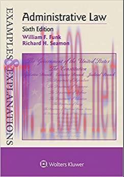 (PDF)Examples & Explanations for Administrative Law (Examples & Explanations Series)