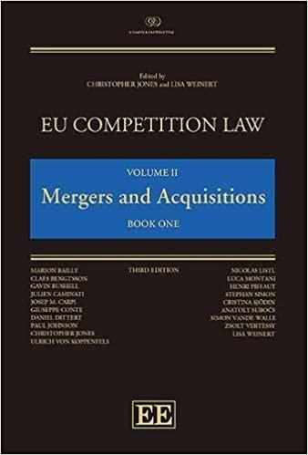 EU Competition Law Volume II Mergers and Acquisitions (EU Competition Law series, 2) 3rd Editio...