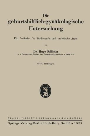 Die geburtshilflich-gyn&auml;kologische Untersuchung