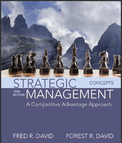 (Solution Manual)Strategic Management A Competitive Advantage Approach,Concepts,16th Edition.zi...