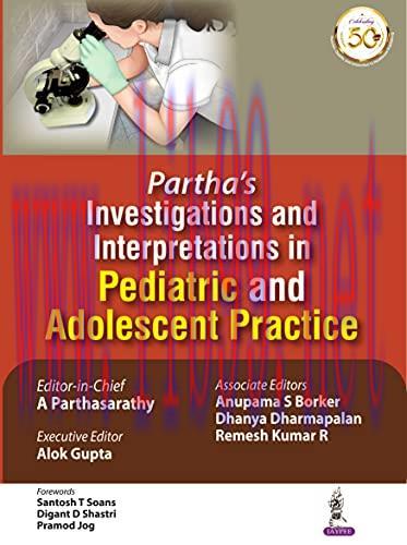 [AME]Partha&rsquo;s Investigations and Interpretations in Pediatric and Adolescent Practice (Original...