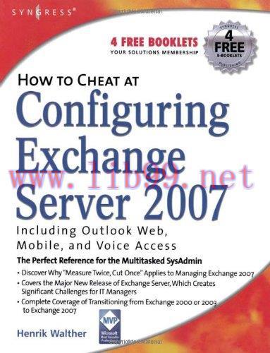 [FOX-Ebook]How to Cheat at Configuring Exchange Server 2007