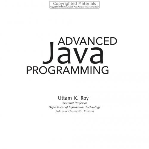Advanced Java Programming