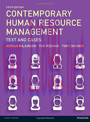 [FOX-Ebook]Contemporary Human Resource Management: Text and Cases, 5th Edition
