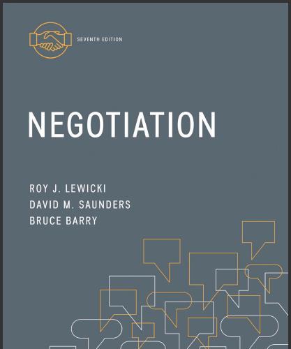 (IM)Negotiation Negotiation (Irwin Management) 7th Edition.rar