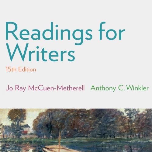 Readings for Writers (McCuen), 15th ed_
