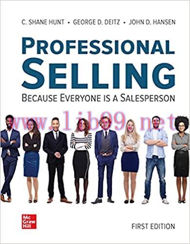 [PDF]ISE EBook Professional Selling [C. Shane Hunt]