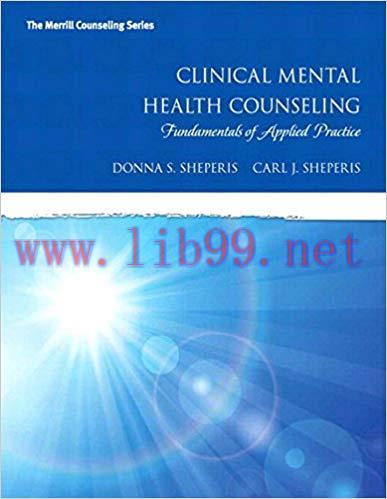 (PDF)Clinical Mental Health Counseling: Fundamentals of Applied Practice (Merrill Counseling) 1...