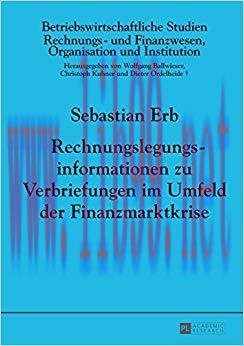 (PDF)Rechnungslegungsinformationen zu Verbriefungen im Umfeld der Finanzmarktkrise (Betriebswir...