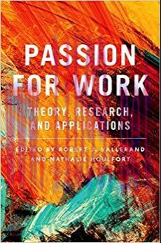 (PDF)Passion for Work: Theory, Research, and Applications