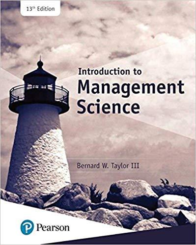 (TB)Introduction to Management Science, 13th Edition by Bernard W. Taylor.zip