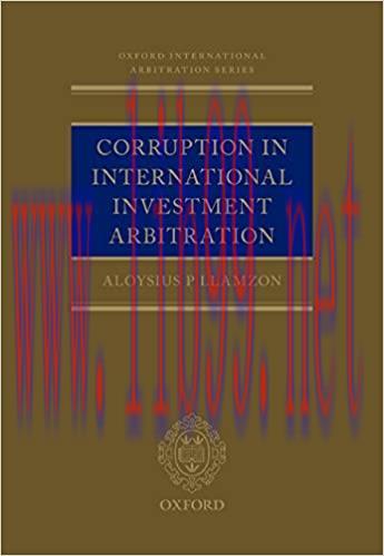 (PDF)Corruption in International Investment Arbitration (Oxford International Arbitration Serie...