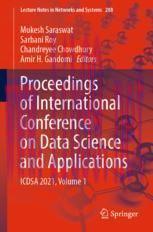 [PDF]Proceedings of International Conference on Data Science and Applications: ICDSA 2021, Volu...