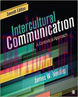Intercultural Communication: A Contextual Approach 7th Edition,