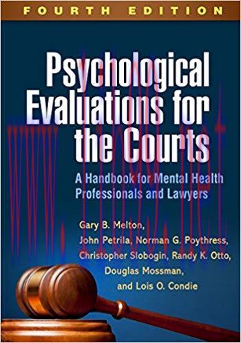 (PDF)Psychological Evaluations for the Courts, Fourth Edition: A Handbook for Mental Health Pro...