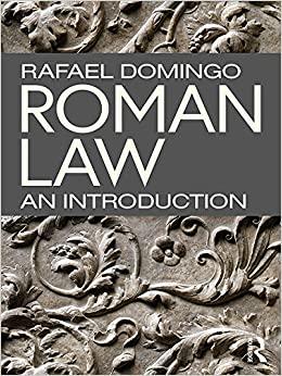 (PDF)Roman Law An Introduction 1st Edition