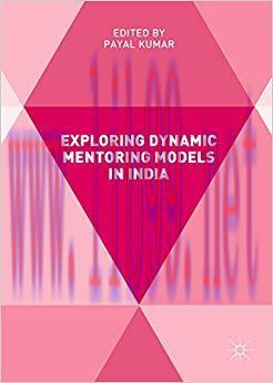 (PDF)Exploring Dynamic Mentoring Models in India 1st ed. 2018 Edition