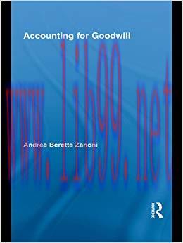 (PDF)Accounting for Goodwill (Routledge Studies in Accounting Book 6) 1st Edition