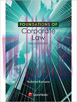 (PDF)Foundations of Corporate Law