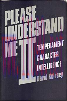 (PDF)Please Understand Me II: Temperament, Character, Intelligence 1st Edition