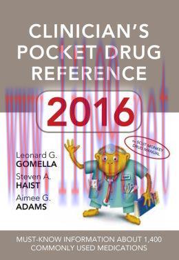 [AME]Clinician's Pocket Drug Reference 2016 (ORIGINAL PDF from_ Publisher)