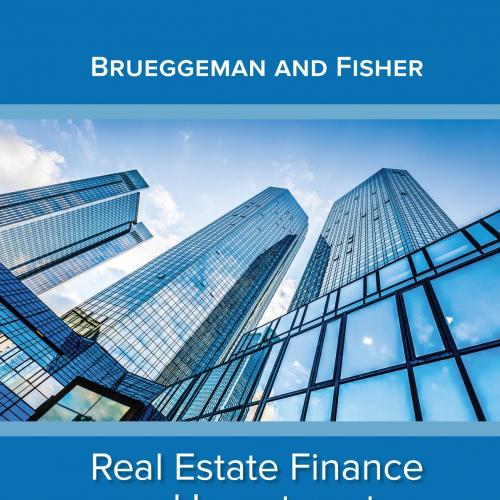 Real Estate Finance & and Investments 16th edition Gao Qing PDF-William Brueggeman