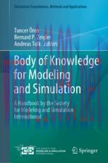 [PDF]Body of Knowledge for Modeling and Simulation: A Handbook by the Society for Modeling and ...