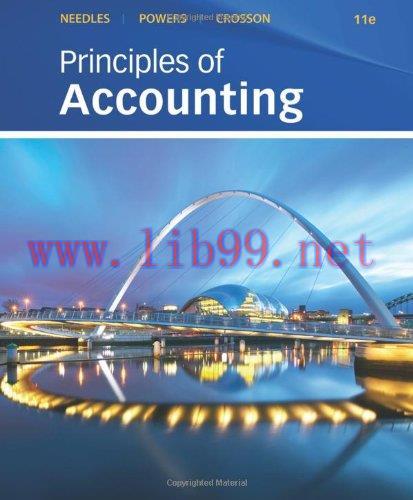 [FOX-Ebook]Principles of Accounting, 11th Edition