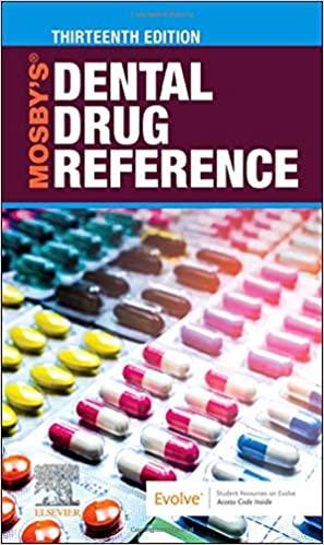 Mosby&rsquo;s Dental Drug Reference 13th edition