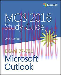 MOS 2016 Study Guide for Microsoft Outlook: MOS Study Guide Micro Outlo 1st Edition,