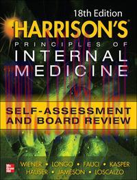 [AME]Harrison's Principles of Internal Medicine: Self-Assessment and Board Review, 18th Edition...