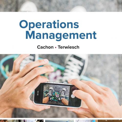Operations Management, 1e