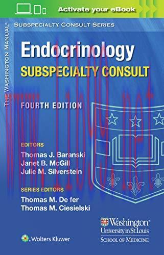[AME]Washington Manual Endocrinology Subspecialty Consult, 4th Edition (Original PDF)