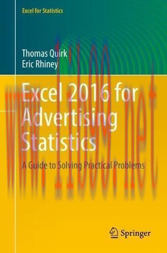 [FOX-Ebook]Excel 2016 for Advertising Statistics: A Guide to Solving Practical Problems
