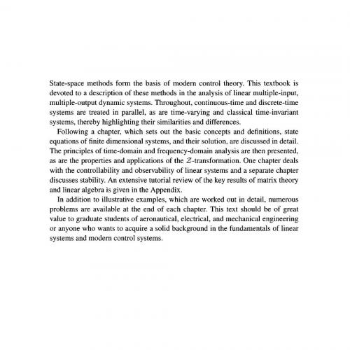 Principles of Linear Systems