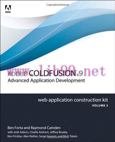 [FOX-Ebook]Adobe ColdFusion 9 Web Application Construction Kit, Volume 3: Application Developme...
