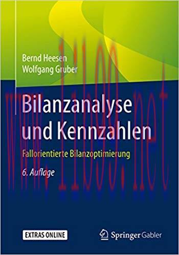 (PDF)Bilanzanalyse und Kennzahlen: Fallorientierte Bilanzoptimierung (German Edition) 6th Editi...