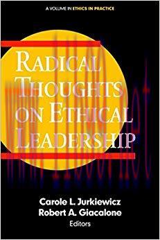 (PDF)Radical Thoughts on Ethical Leadership (Ethics in Practice)