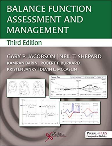 Balance Function Assessment and Management 3rd Edition