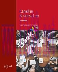 [PDF]Canadian Business Law, 3rd Edition [Tamra Alexander]