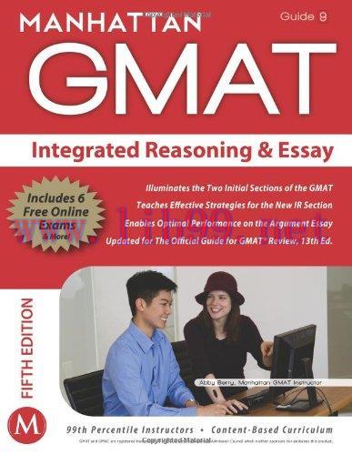 [FOX-Ebook]GMAT Strategy Guide, 5th Edition: Integrated Reasoning and Essay, Guide 9