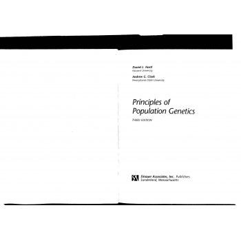 Principles of Population Genetics 3rd edittion
