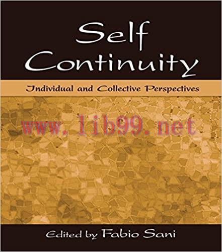 (PDF)Self Continuity: Individual and Collective Perspectives