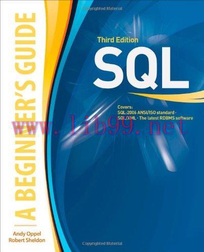 [FOX-Ebook]SQL A Beginner's Guide, 3rd Edition