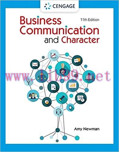 [PDF]Business Communication and Character 11th Edition [Amy Newman]