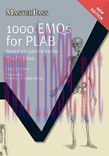 [AME]1000 EMQs for PLAB: Based on Current Exams, Third Edition (Original PDF)
