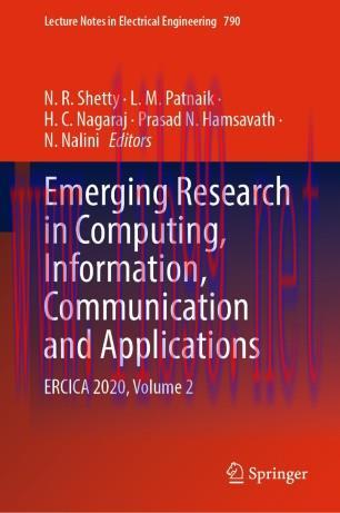 Emerging Research in Computing, Information, Communication and Applications