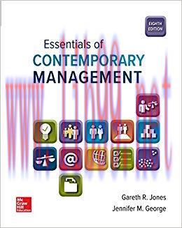 Essentials of Contemporary Management 8th Edition,